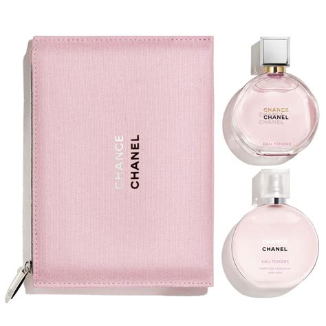 coffret chanel chance|CHANCE EAU TENDRE Eau de Toilette Travel Gift Set .